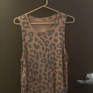 Cheetah print tank